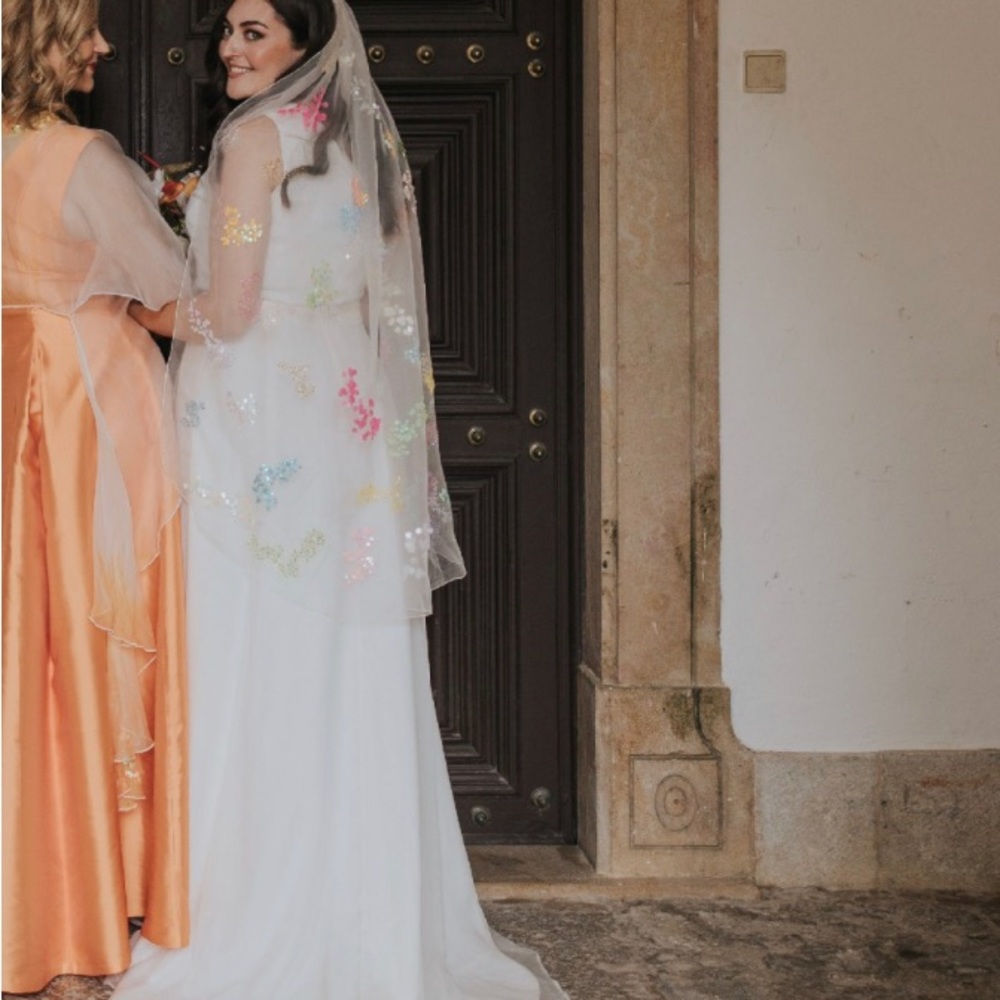 Custom made wedding dress